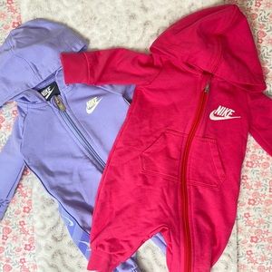 2 Nike newborn baby girl outfits